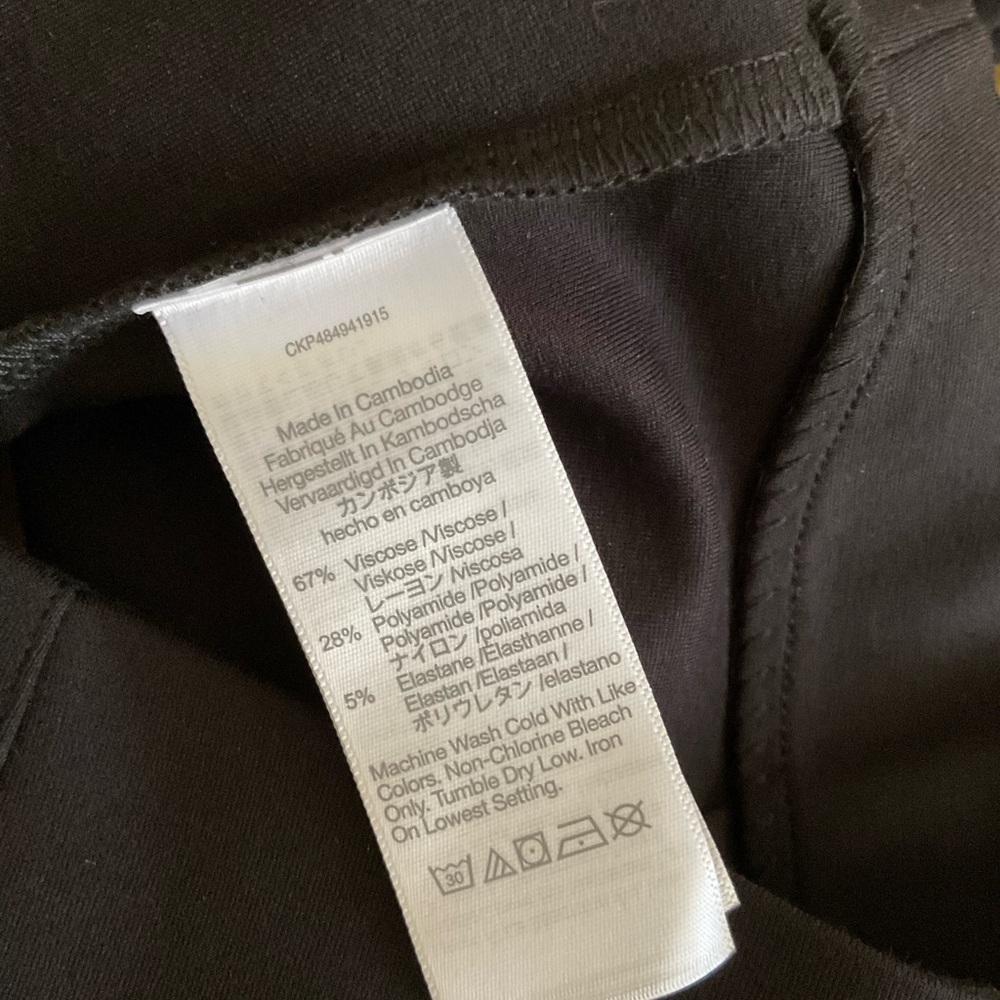 Madewell Black Jersey Knit Button Front Vest Size XXS New - Picture 3 of 5